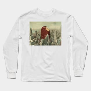 Ice Cream Romance - Surreal/Collage Art Long Sleeve T-Shirt